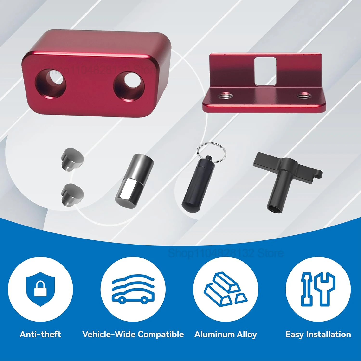 OBD2 Lock, Universal OBD Port Lock Anti-Theft Device for Car, SUV, Truck, Secure OBD2 Port Protector with Key