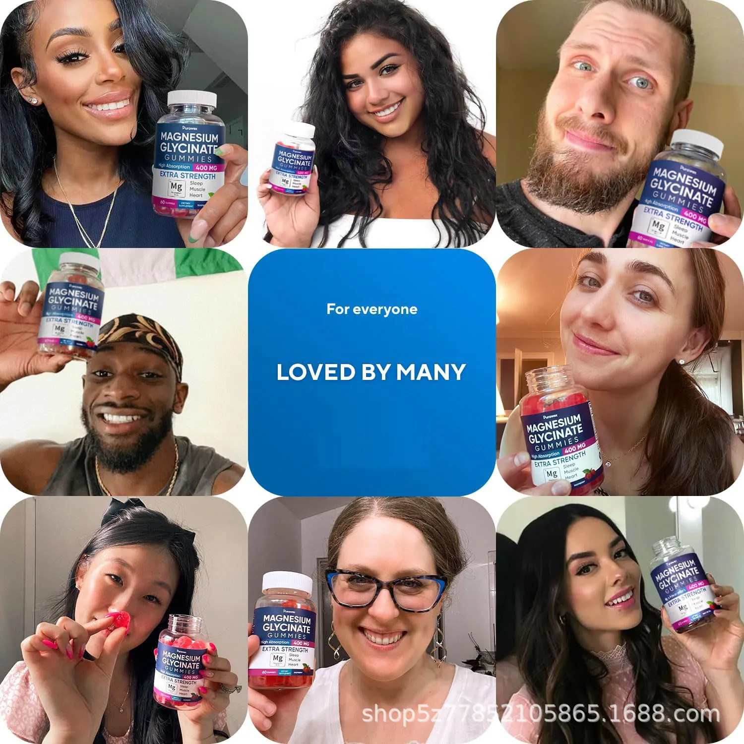 

Magnesium glycinate gummies alleviate anxiety, improve sleep quality, and support cardiovascular health