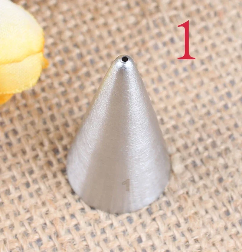 1-9pcs Round Icing Piping Nozzles DIY Cream Writting Cake Decorating Tips Macaron Cookies Pastry Nozzles For Decorating Cakes