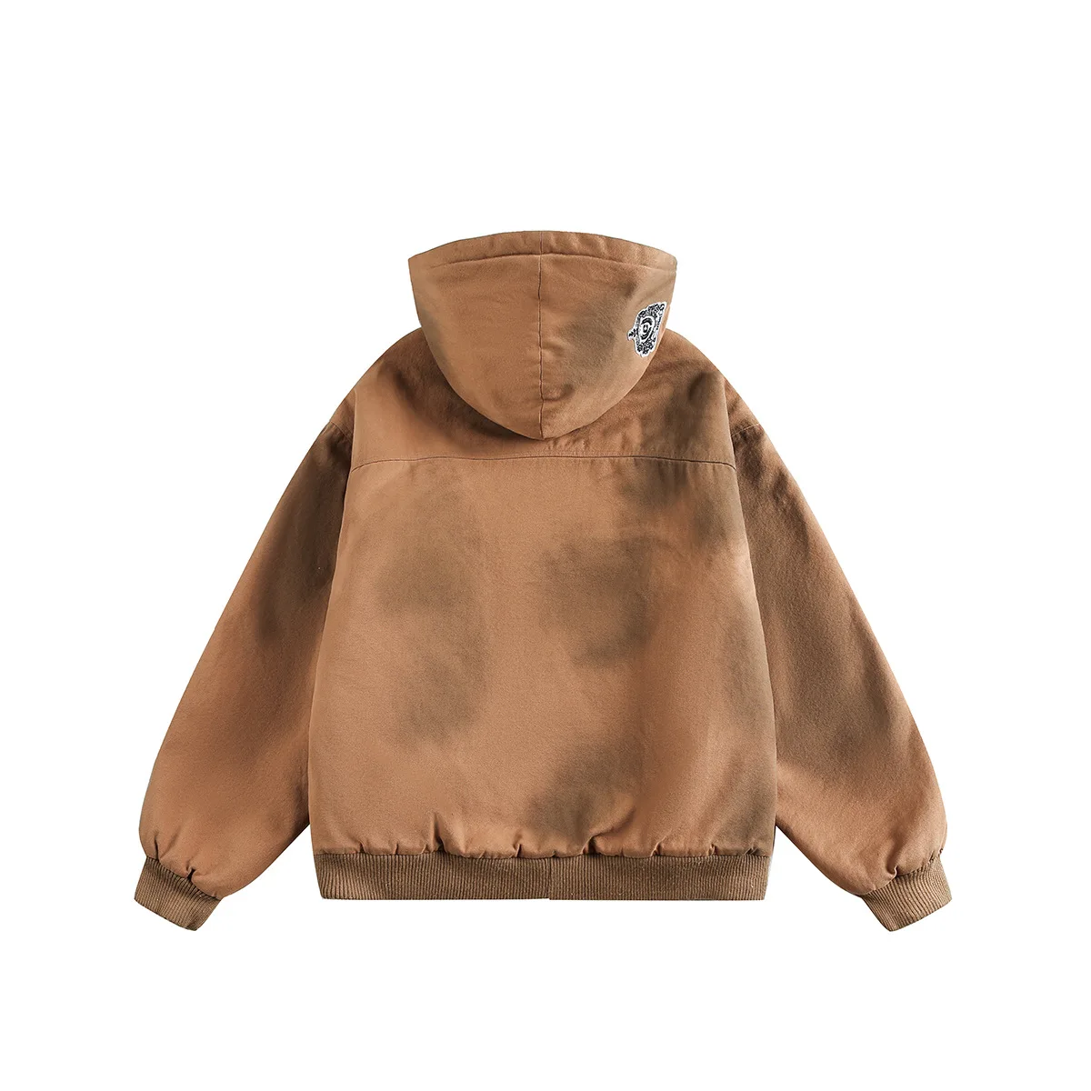 اليابانية الرجعية الأمريكية 2025 شتاء جديد مطرز مقنعين معطف القطن سترة سميكة دافئة #3