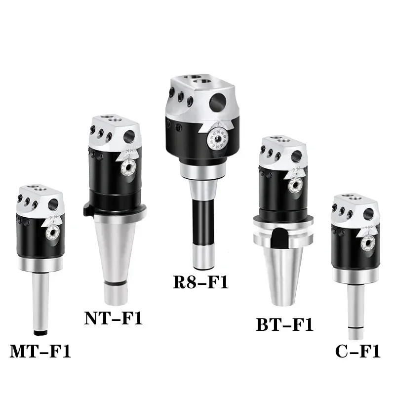 F1 2/3/4 inch 50/75/100mm F1 Type Boring Head 12/18/25mm Lathe Boring Bar Milling Holder C20 C25 MT2 MT3 MT4 BT40 NT30 NT40 R8