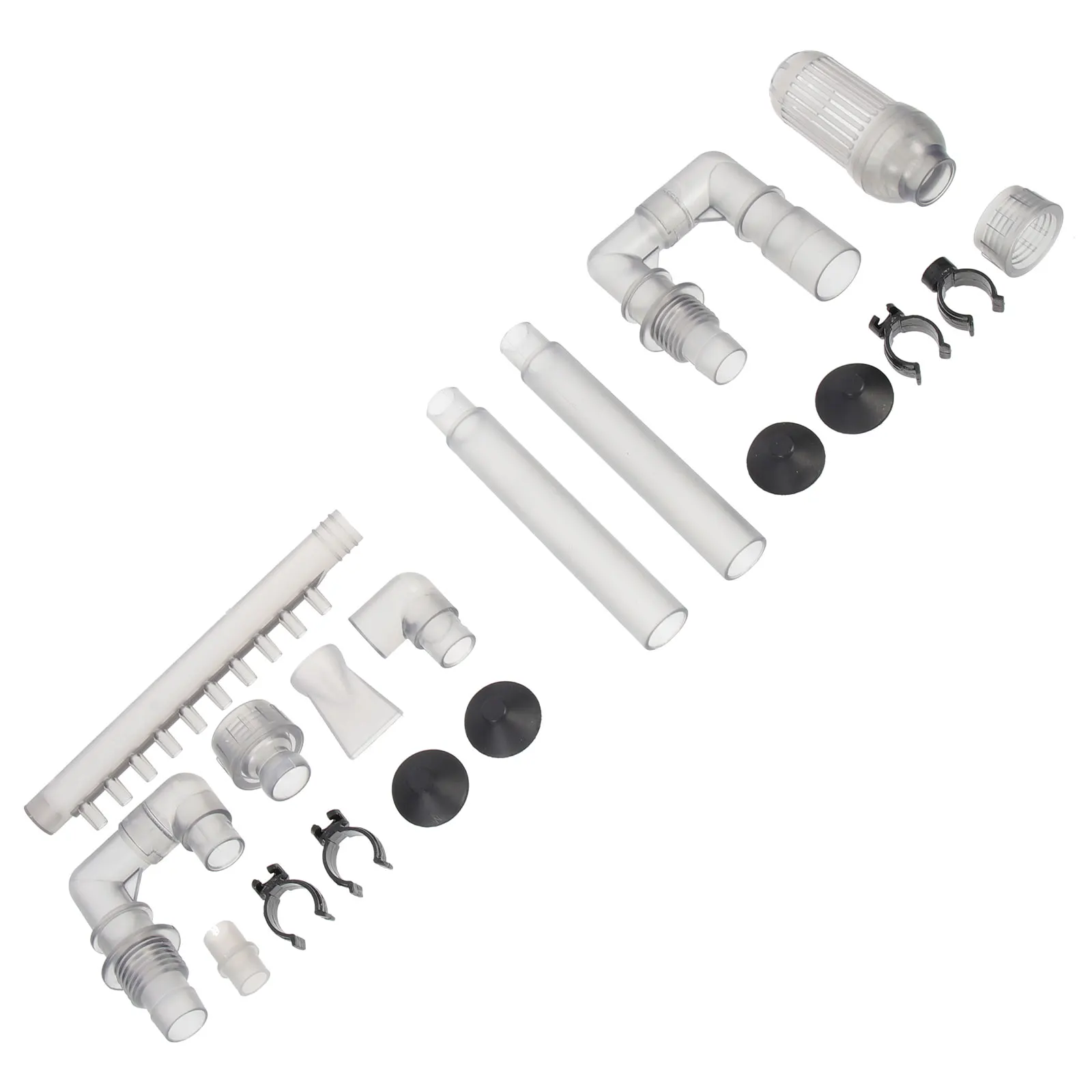 

1 set Fish Tank Filter Bucket Water Pipe Accessories 12mm In Out Tube 603B Set Small Size For Aquarium Circulation System