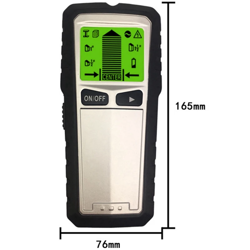 FULL-Wall Scanner 3 In 1 Electronic Stud Sensor Wall Wood Detector Beam Detector Stud Detector With HD LCD Display Wood Metal
