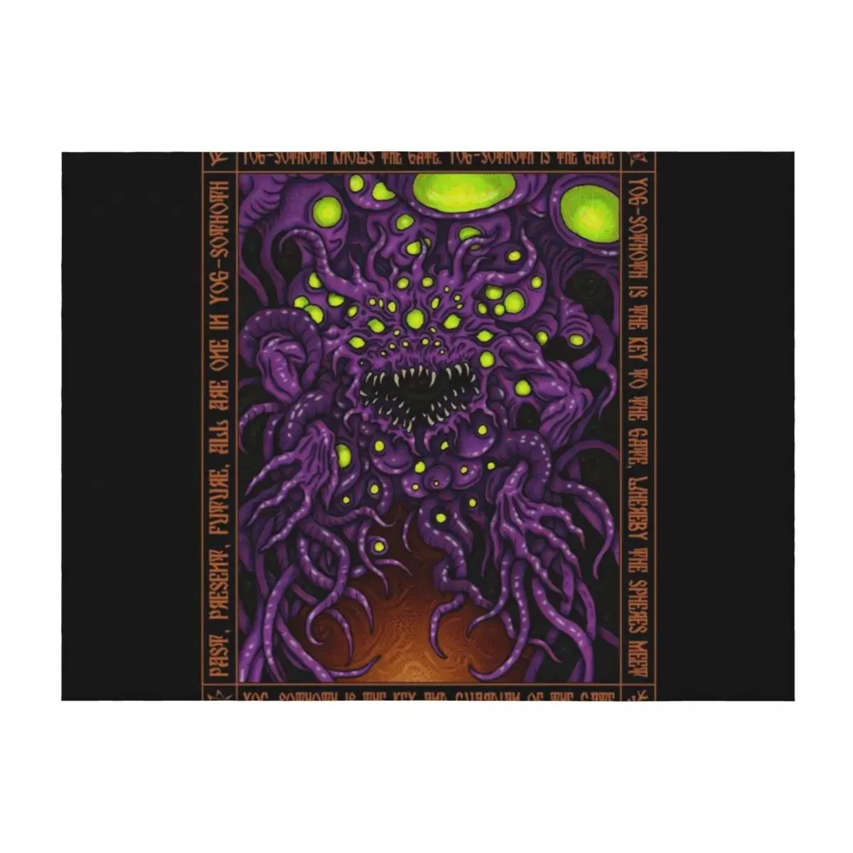 

Yog Sothoth Icon - Azhmodai 2018 Throw Blanket blankets and throws Extra Large Throw For Sofa Thin decorative Blankets