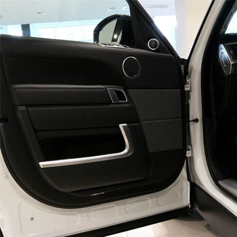 

R2-серебристая накладка на внутреннюю дверь автомобиля для Land Rover Range Rover Sport 2014-2022, замена