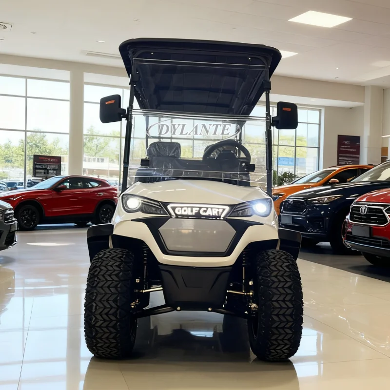 Hot Selling 4 Seater Electric Golf Cart Hunting Cart Maximum Speed 45km/H Lithium Battery Electric Golf Carts