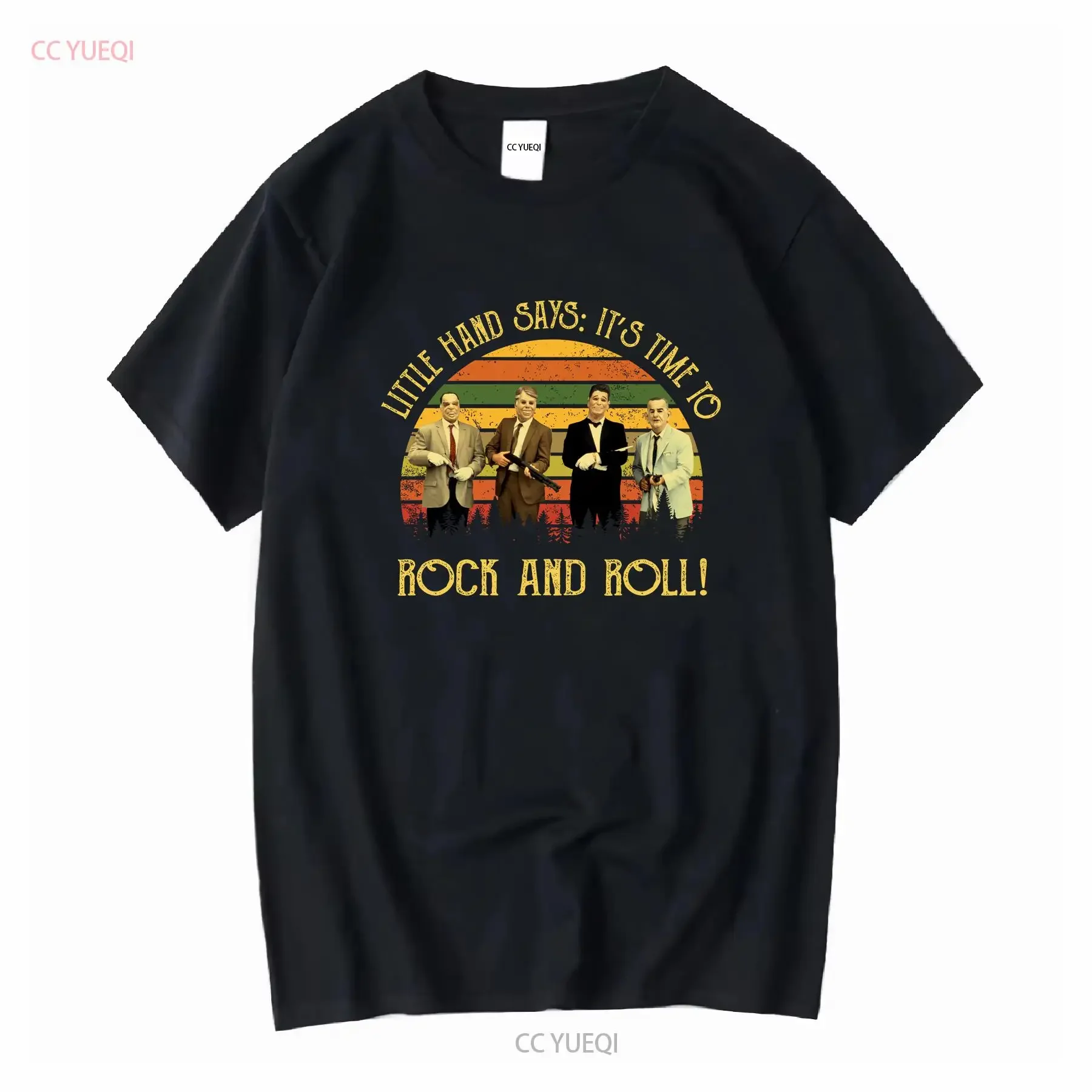 Point Break T Shirt Little Hand Says It s Time To Rock And Roll Vintage Movies Quote long or short sleeves vintage Washed