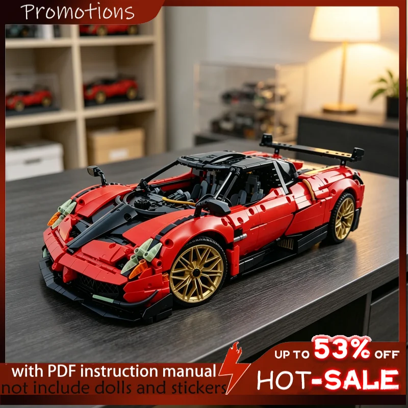 4706PCS MOC Technical Sports Racing Vehicle Car Model Building Blocks DIY Assembly Gifts for Adults Collection Desktop