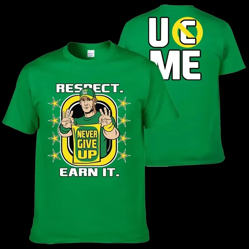 Men's and women's fashion printed T-shirts, men's and women's fashion shirts, WWE John Scene, 