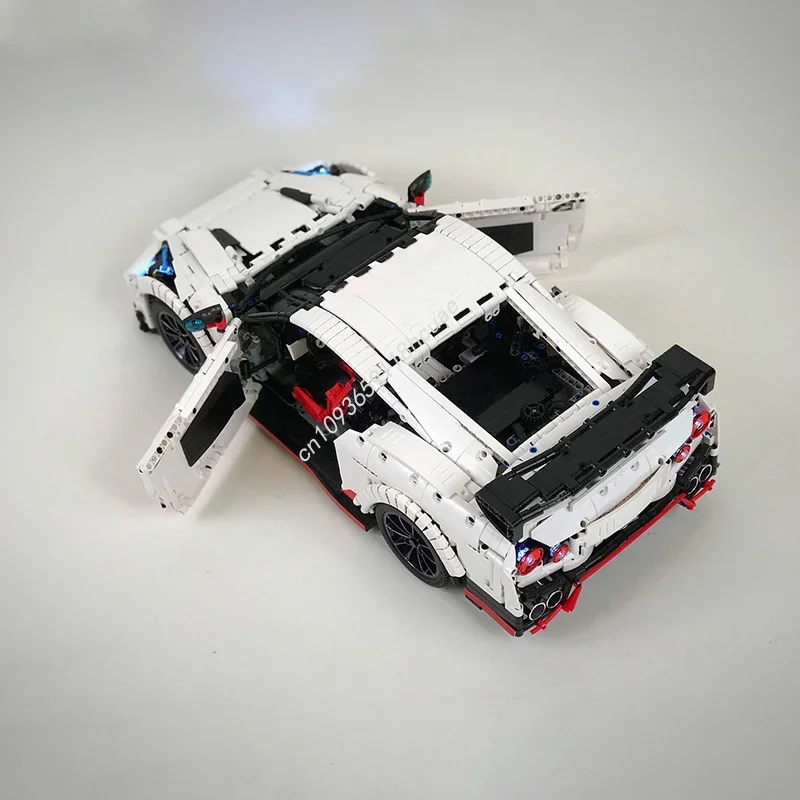 3303개 MOC 닛산 GT R 테크니컬 모델 블록 조립 DIY 아이디어 장난감 교육용 브릭 크리스마스 선물 어린이 생일 선물