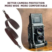 Brand New Mamiya M645 1000S C220F C330 C330S 35mm Wide Genuine Leather Shoulder Strap Professions Camera Photography Accessories