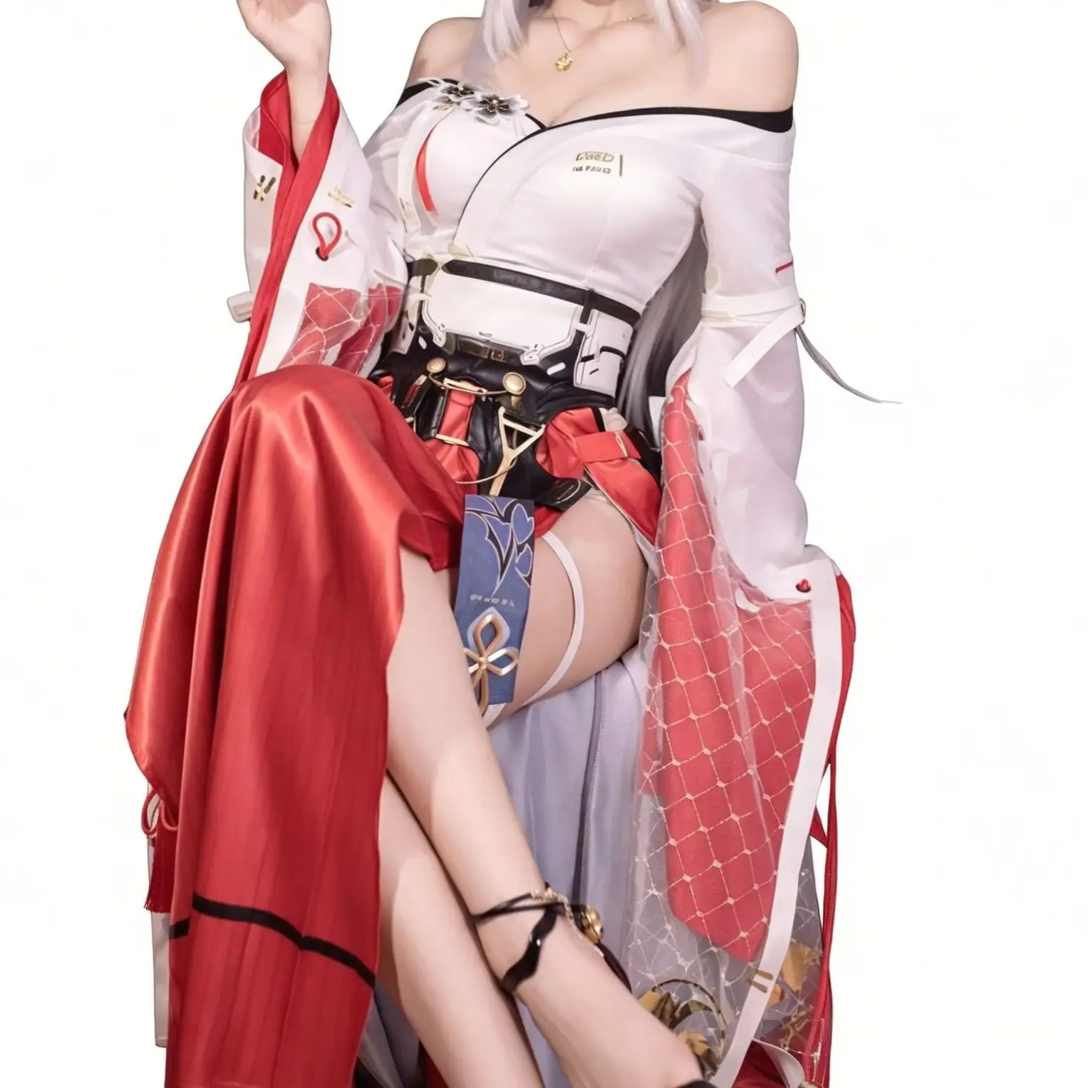 

Wuthering Waves WUWA Hiyuki Cosplay Full Set, Women Anime Game Character Replica Role Play Outfit Designed for Comic Con
