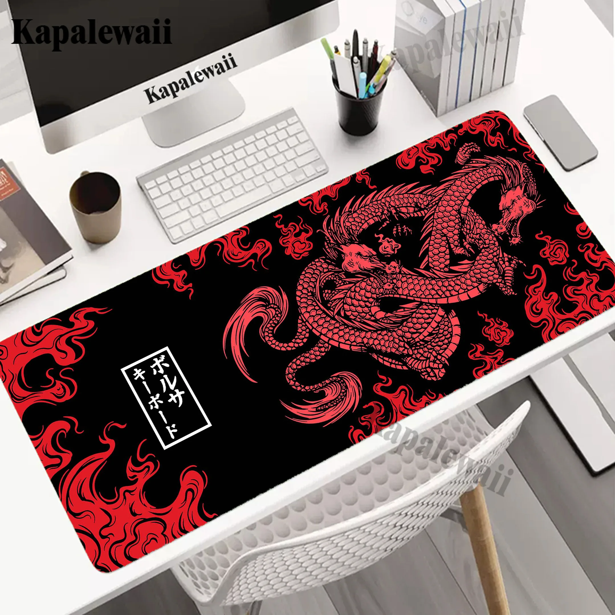 

Dragon Mousepad Gamer Mouse Pad Anti-slip Locking Edge Desk Mat Alfombrillas De Ratón Mouse Mat Notebook Keyboard Pads 100x50cm