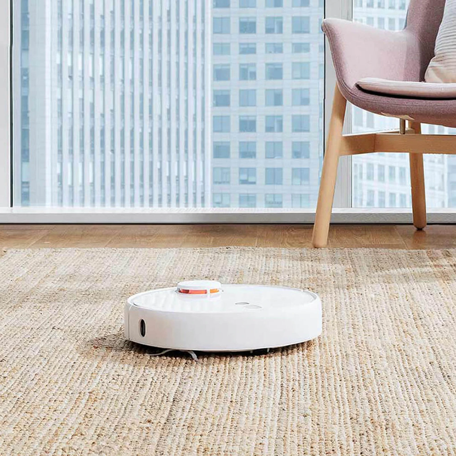 Xiaomi Mijia 1S Robot Vacuum Cleaner LDS + Visual Navigation 2000Pa Suction AI Image Recognition APP Zoned Cleaning