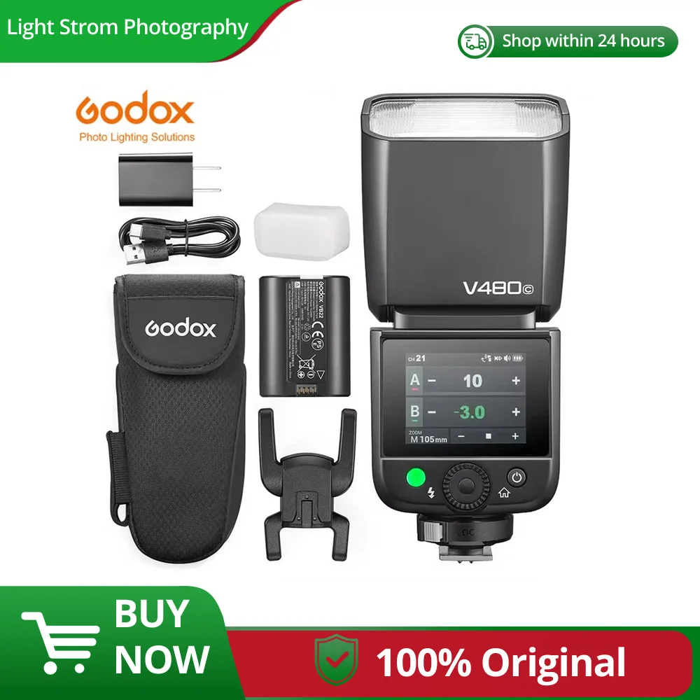 

Godox Ving V480 C/S/N TTL On-Camera Flash for Sony for Canon for Nikon pk V860III TT520III V1PRO