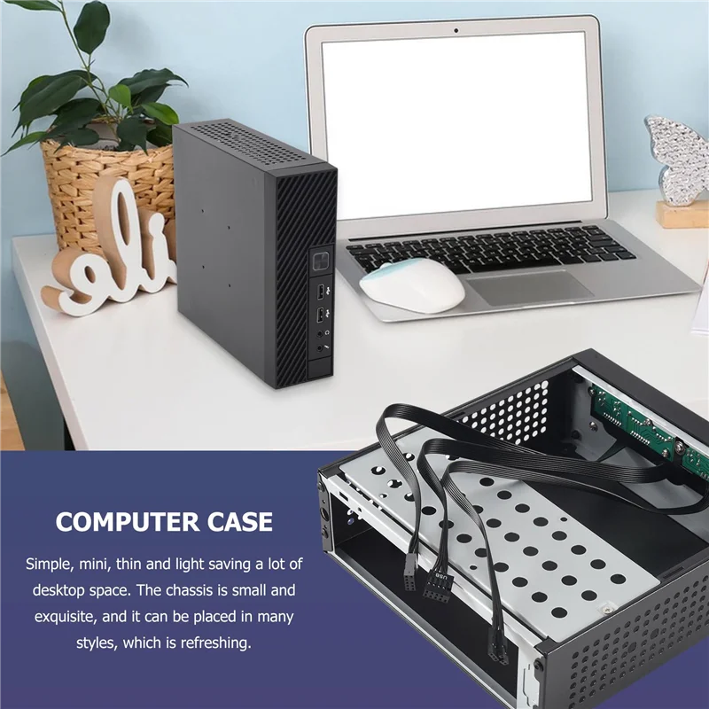 Casing Komputer A23F-ITX M06 Mini Desktop Case HTPC Case Industrial Control Case