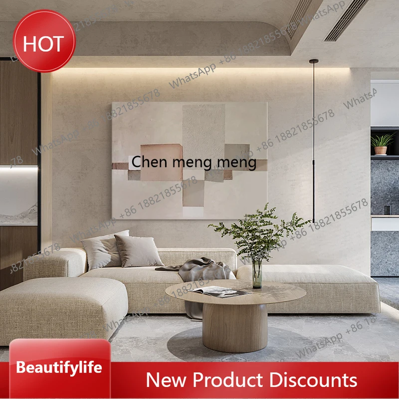 zq10 Wabi-sabi abstract oil painting pure handmade simple three-dimensional living room decorative painting