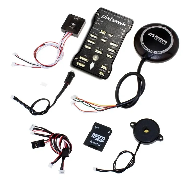 Pixhawk PIX4 Autopilot 2.4.6 32 bit ARM Flight Controller RC Toy Parts w/ 1G SD Card better than  2.4.8