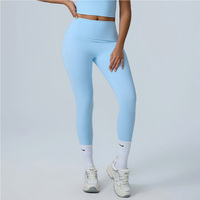 JUREN Yoga Leggings Women's High Waist Leggings Butt Lifting Breathable Sports Pants for Women Gym Leggings Pocket Push Up Tight
