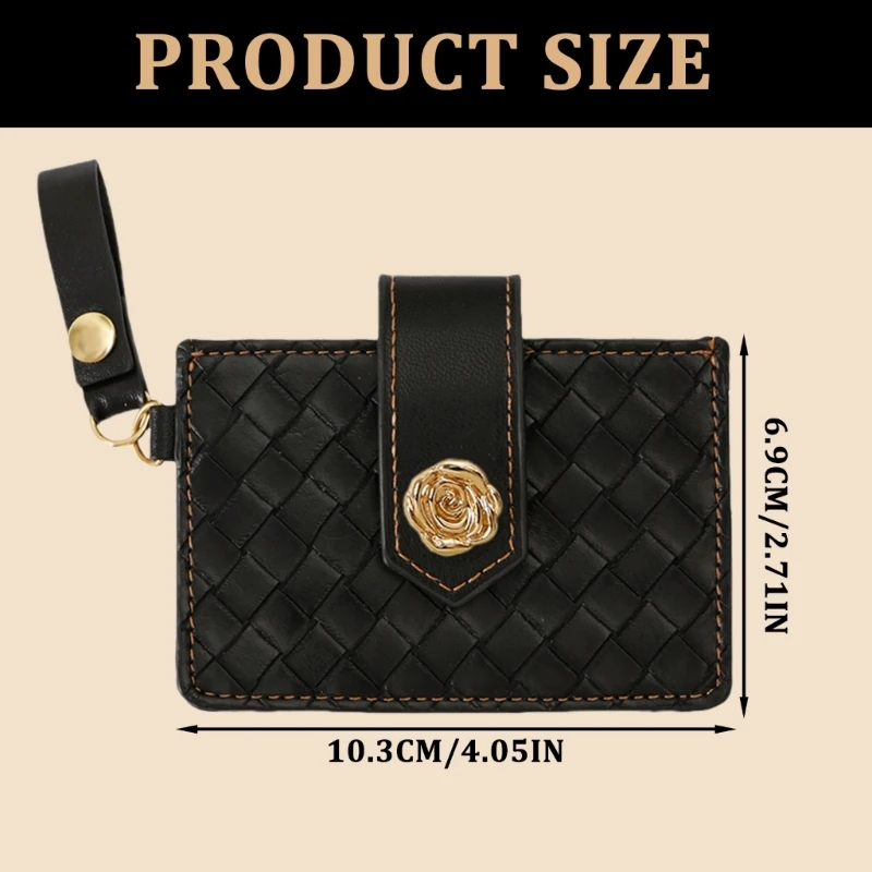 Elegant Blocking Card Wallet PU Leather Short Purse Coin Bag for Everyday Use 066F