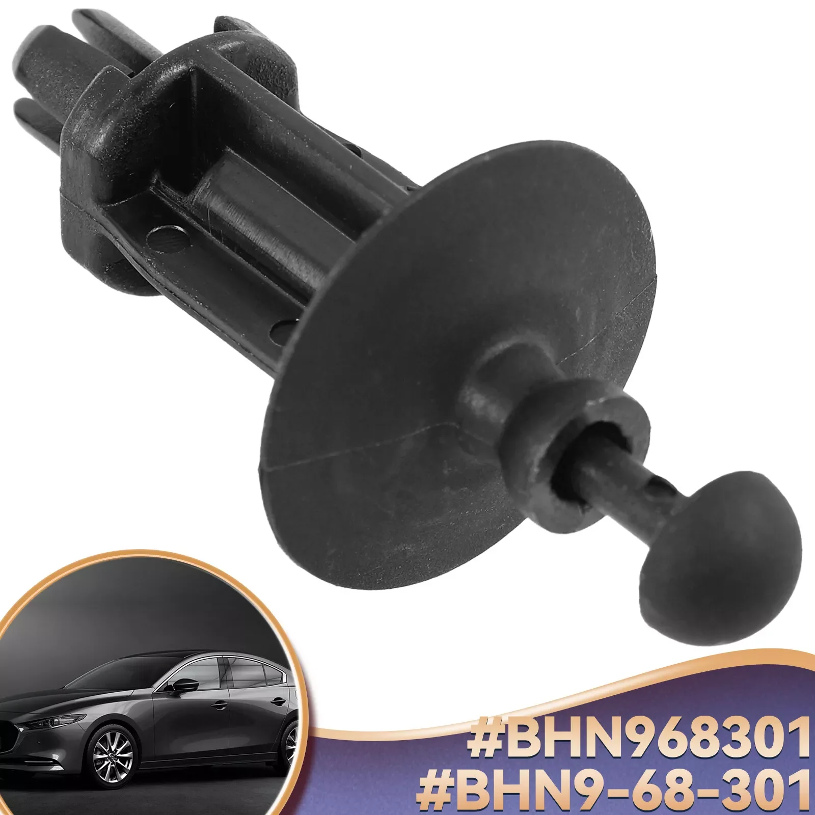 

Onwards Tailgate Trim Panel Hanger Buckle Trunk Hood Hook BHN968301 BHN9-68-301 For Mazda 3 BM/BP Hatchback Model CX-3 CX-30 DM