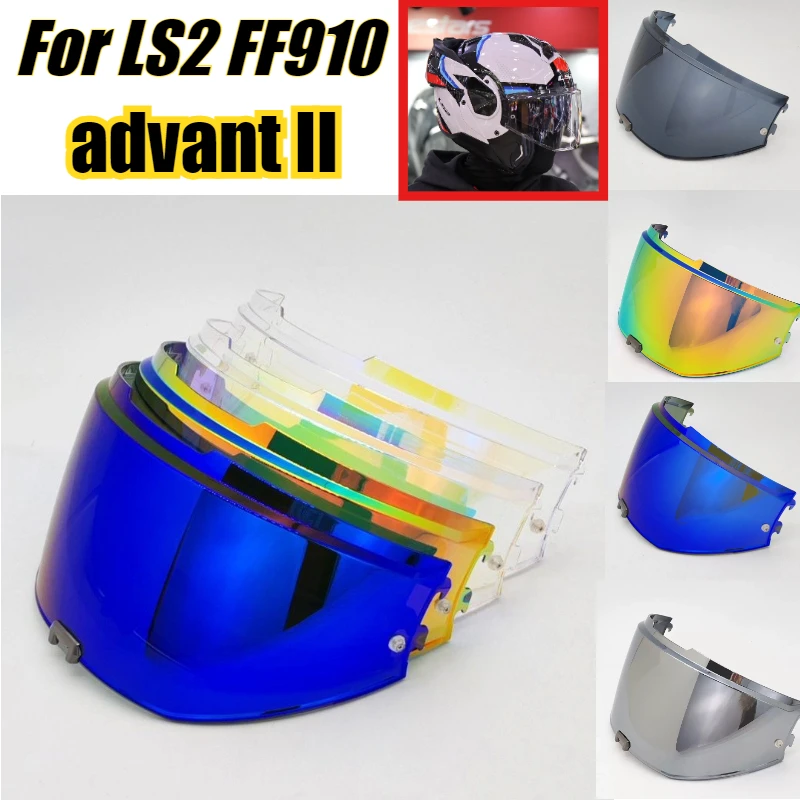 Lens for LS2 FF910 Advant II Motorcycle Helmet Visor FF910 Full Helmet Windshield Anti-fog Sticker Accessories
