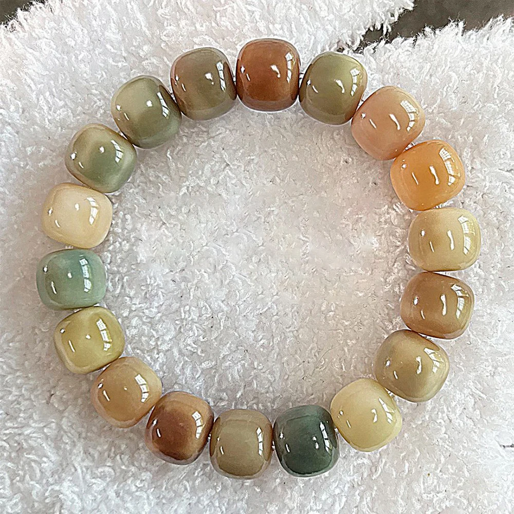 

Bodhi Root Bracelet Green Bodhi Seed Single Circle Gao Shuwen Plays Buddha Beads Around The Finger Classical
