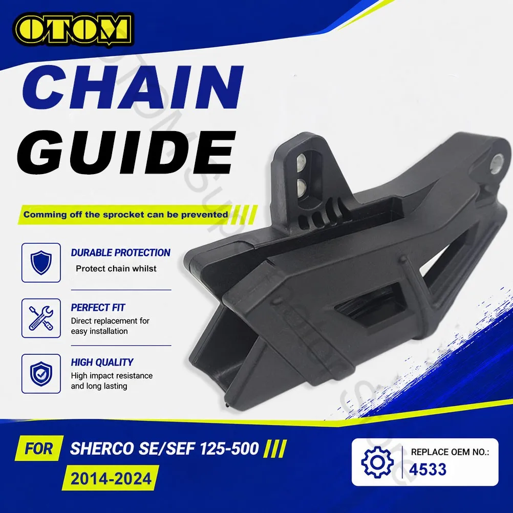2014-2024 For SHERCO Motorcycle Chain Guide Chains Guard Rear Sprocket Protector Cover SE SEF 125 250 300 350 450 500 Dirt Bikes