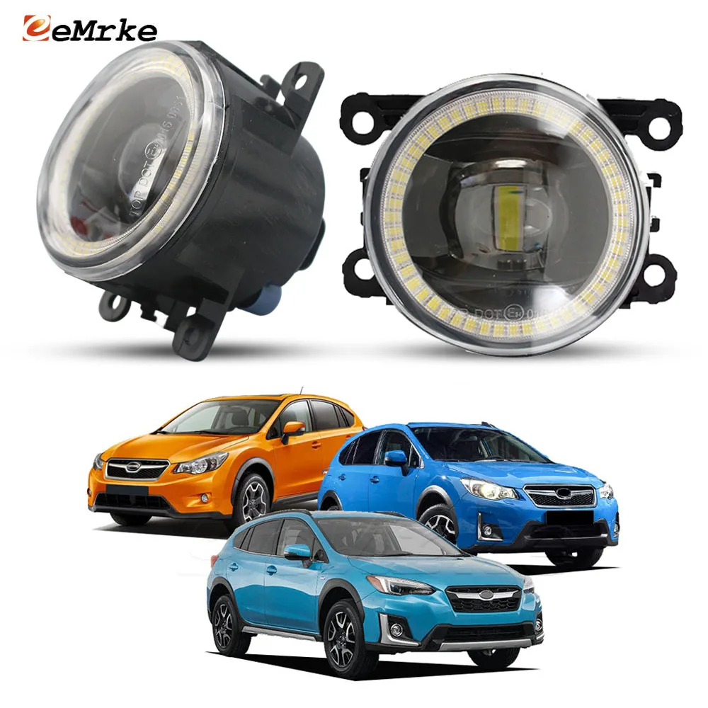 

LED Angel Eyes DRL for Subaru XV Crosstrek / Crosstrek GP GT 2013 2014 2015 2016 2017 2018 2019 2020 with Lens Car Fog Lights