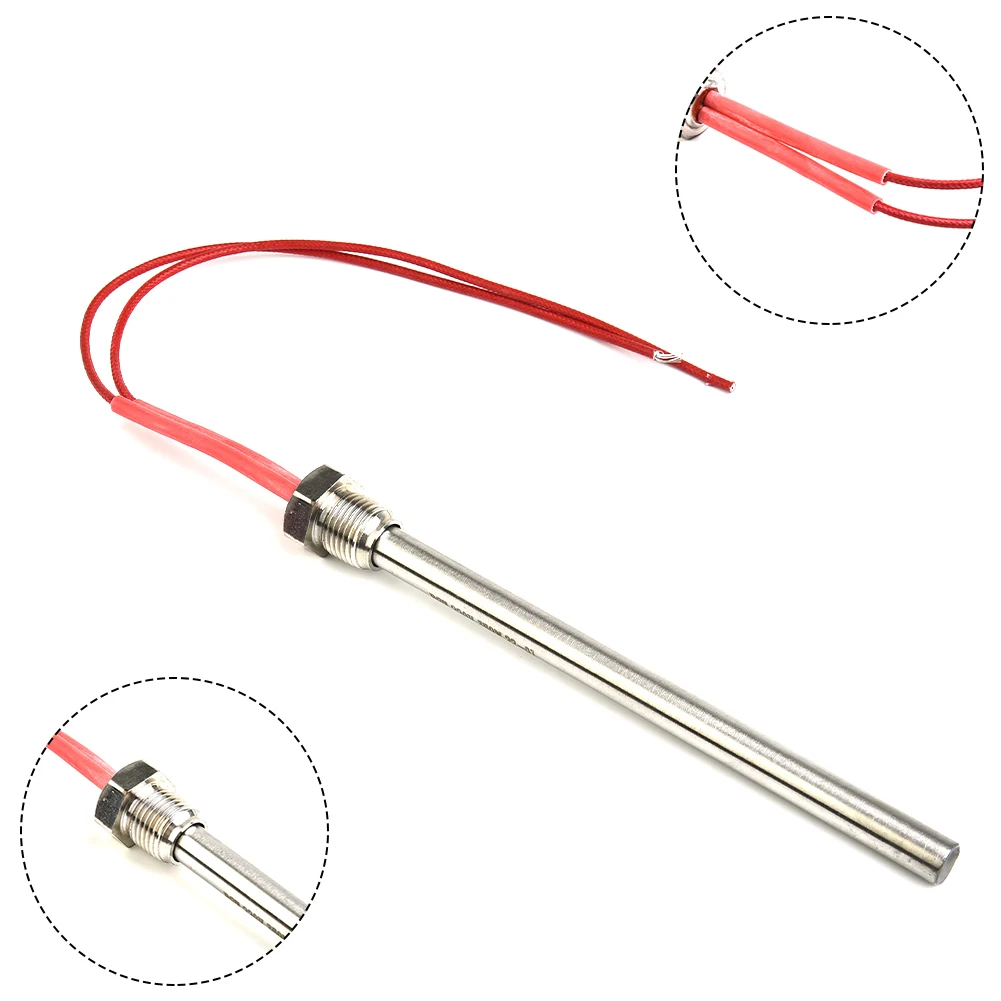 300W / 350W 220V Lgniter Hot Rod Wood Pellet Heating Tube  Stainless Steel Anti-rust Fireplace Grill Stove Part