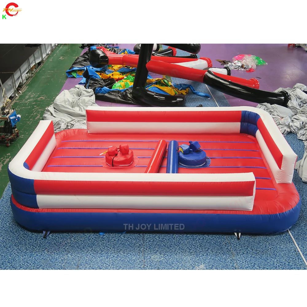 Free Shipping 6x4m Inflatable Gladiator Joust Sport Game Carnival Challenge Inflatables