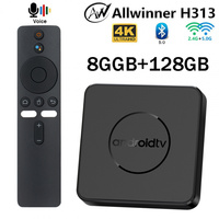 Q96 ATV Smart TV Box Android 11 8GB 128GB Dual 4G 5G Wifi Allwinner H313 BT5.0 Voice remote HD 4K HDR10 Stream Media Player iptv