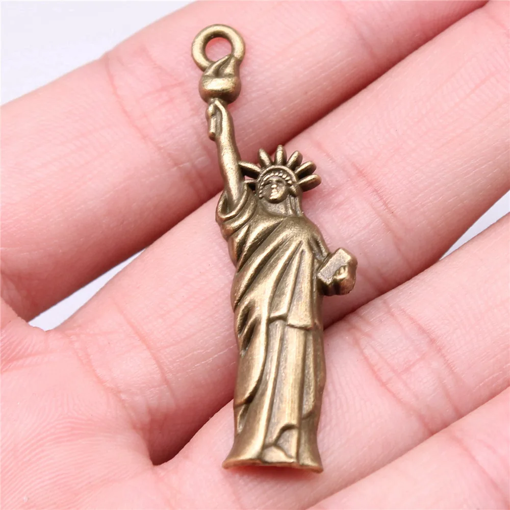 Vintage Jewelry Statue Of Liberty Charms Items Findings 10pcs