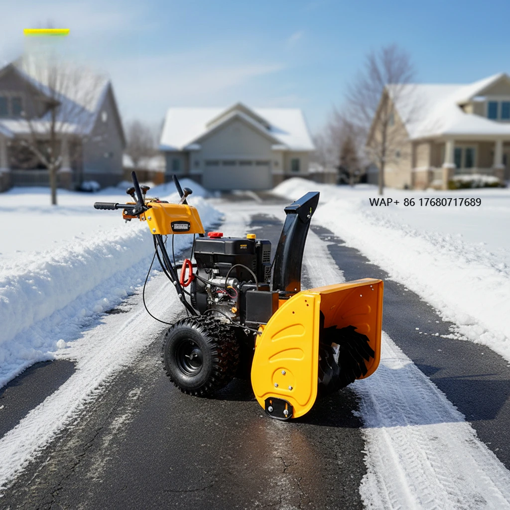 China Best Selling CE/EPA  2/3 Stage Cordless Loncin  Engine Snow Thrower 212cc Walk-Behind Snow Blower WithSnow Plow