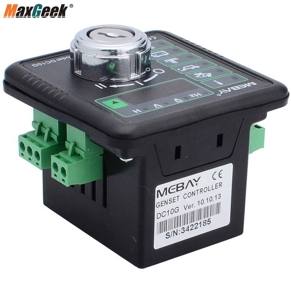 Maxgeek MEBAY DC10G Genset Controller Generator Controller Engine Manual Start Controller