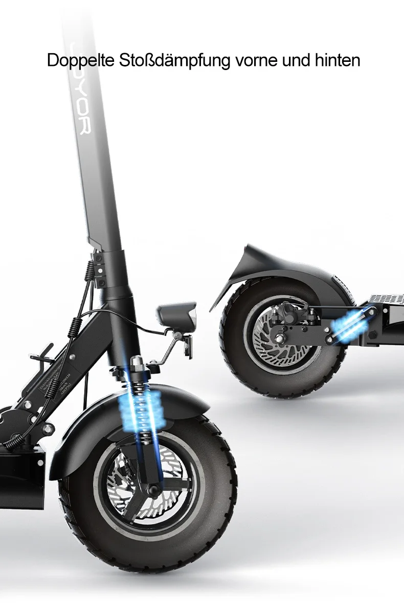 JOYOR Y8-S(ABE) Elektroroller 10-Zoll-Rad 48V 26Ah Akku 120KG Tragkraft Bis zu 82KM Reichweite – Detail 7