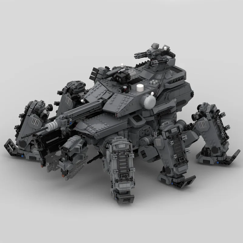 5035 ELEMENTÓW MOC Kreatywny Duży Ciężki Czołg Technologiczny Modułowy Model z Klocków dla Dzieci Zestaw do Samodzielnego Montażu Zabawka Ekspozycyjna Prezent na Boże Narodzenie