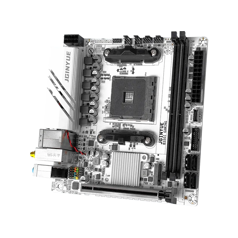 JGINYUE B550i GAMING Mini ITX Motherboard DDR4 Memory Support AM4 Ryzen 5 Series PCIe 4.0 Dual M.2 WiFi 6 Gaming PC - view 5