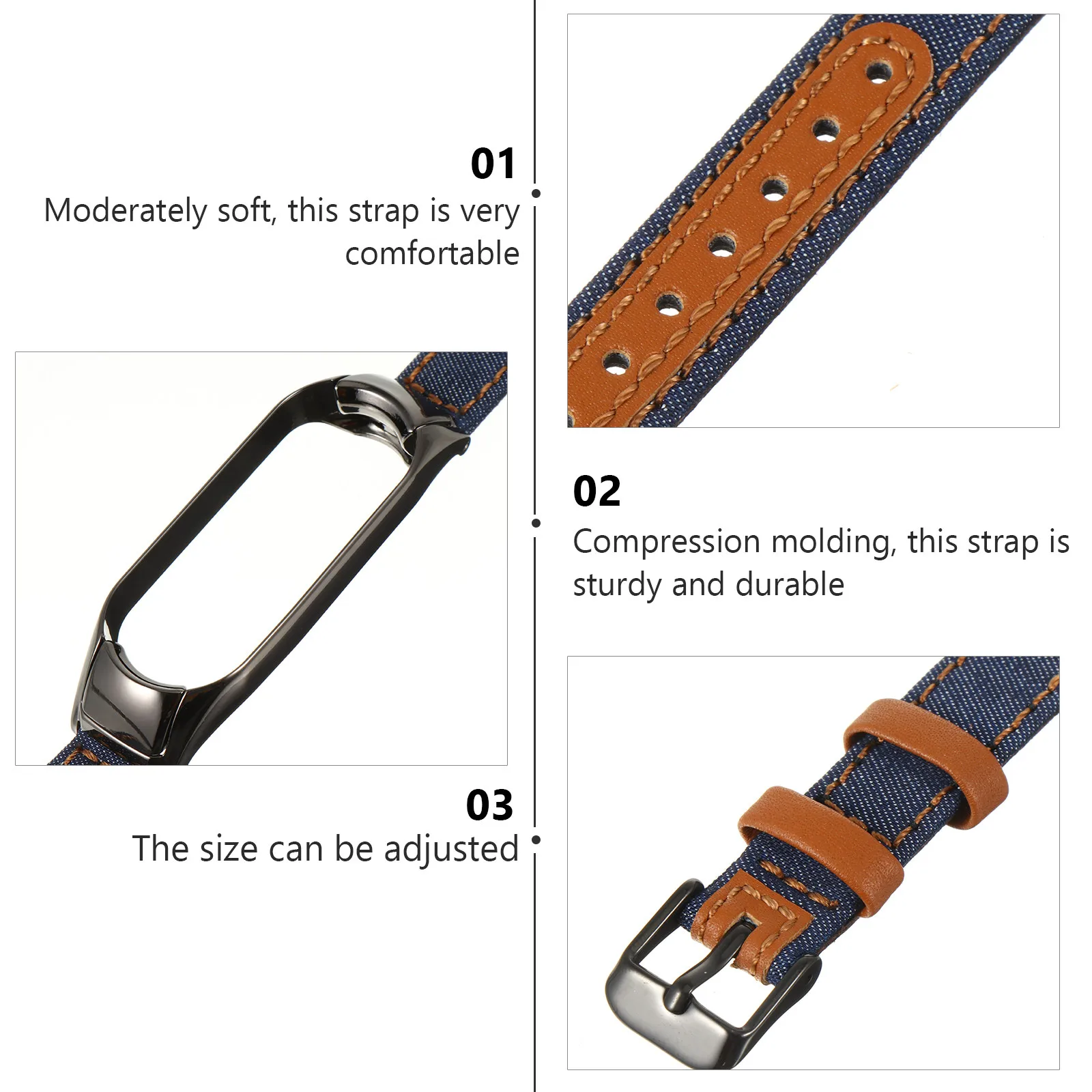 Strap Simple Adjustable Wristband Replacement Compatible Comfortable Breathable