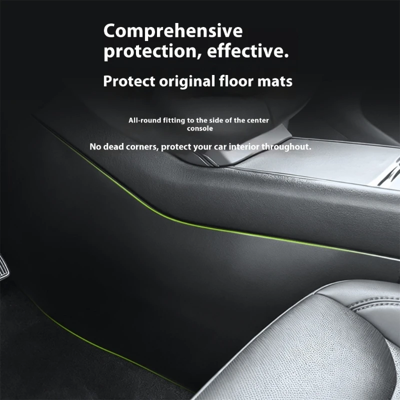 2025 حصيرة حماية جديدة غير قابلة للانزلاق من TPE لراحة مركز السيارة، خطة تنظيف سريعة، مقاس مناسب للتقليد #5