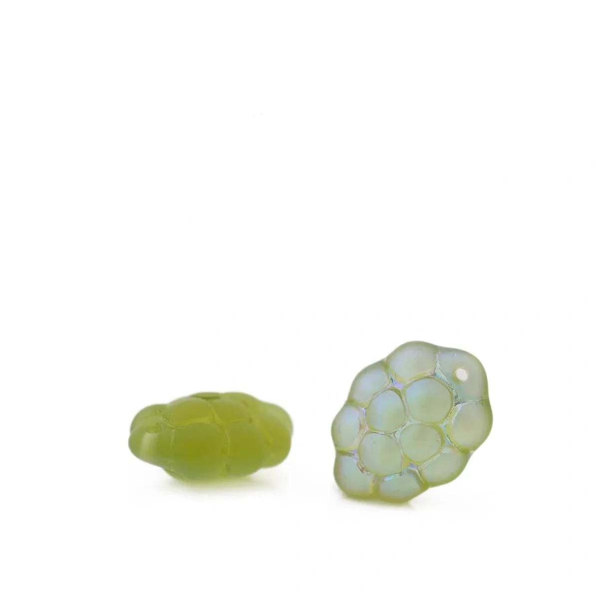 60pcs  14*10mm (Multiple colors)  Handmade glass beads DIY necklace, bracelet, earrings, hair accessories, keychains.