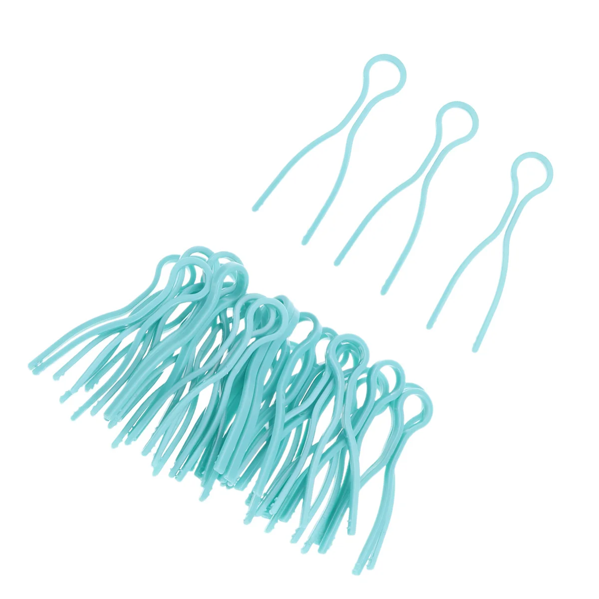 50 قطعة مقاطع بكرة الخياطة الخضراء موضوع كليب عالية الجودة مشبك من البلاستيك المنظم لمتعددة طبقات النسيج مقاطع بكرة