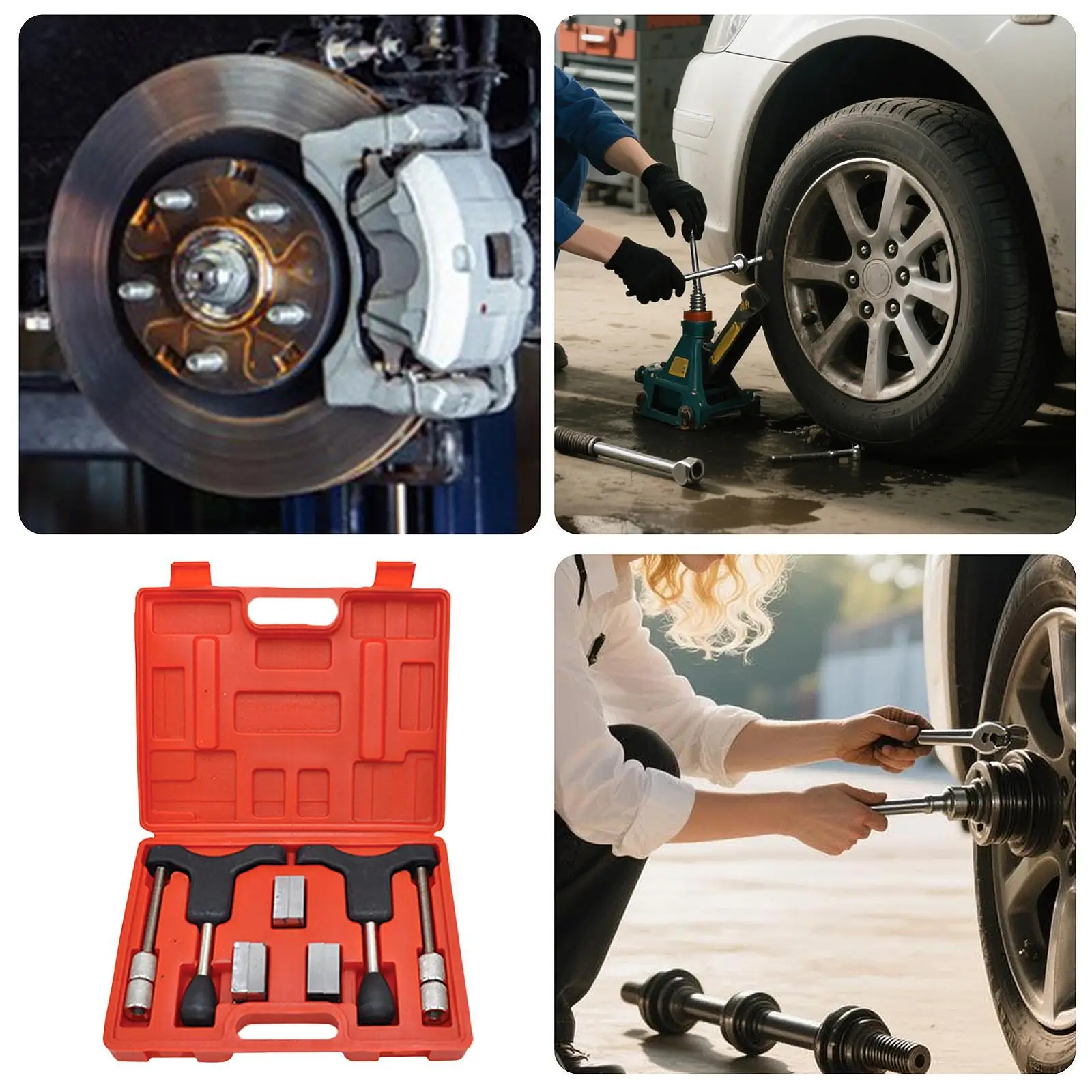 

Thread Corrector Kit Axle Repair Tool Universal Half Shaft Sleeve Wrench for Auto and Furniture Fixing