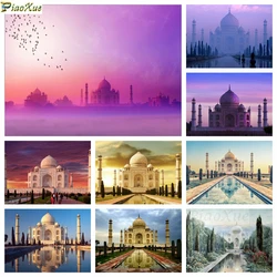 Taj Mahal 5D diament malarstwo indie Park dekoracje Rhinestone mozaika krzyż zestaw do szycia religijne Dome dekoracja domowa przedstawiająca krajobraz Craft