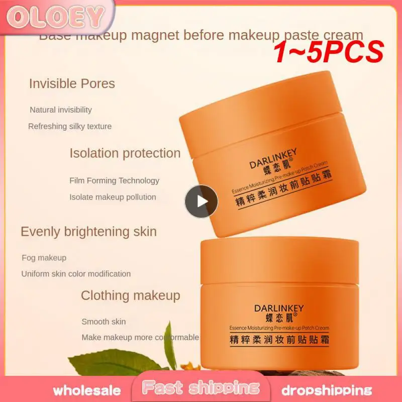 1~5PCS Concealer Natural Remove Acne Scars Provides All- Moisturizing Shrinking Pores Smooth Skin Texture Skin Care