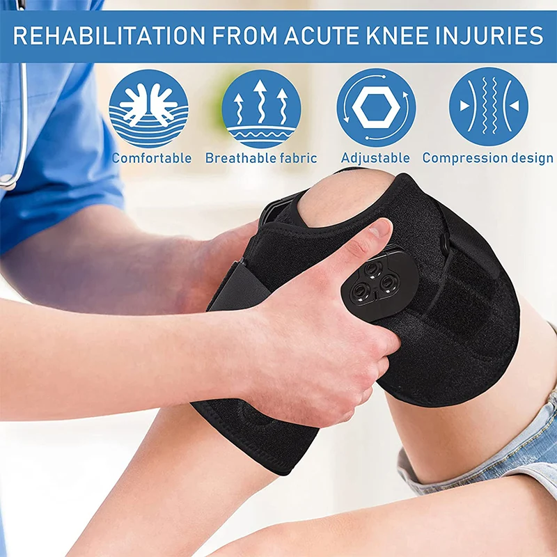 Hinged Knee Brace Adjustable Pain Arthritis Acl Pcl Meniscus Tear Knee Support with Side Stabilizers of Locking Dials for Knee