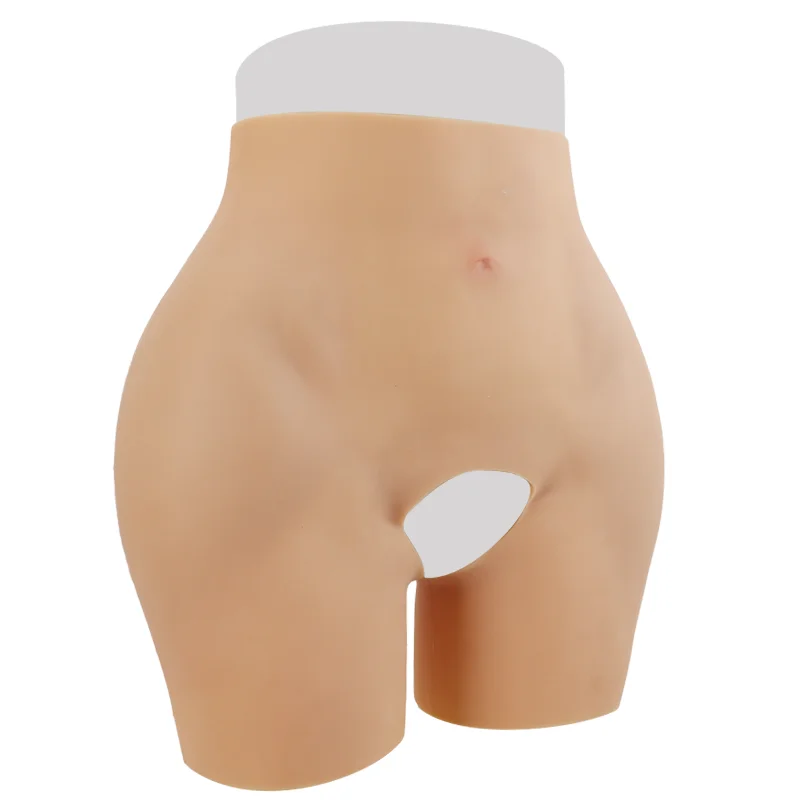 MUSIC POET Female Silicone Fake Big Hips Lift Buttocks Thickness Pad For Women Realistic Sexy Butt Enhancement Pants Shapewear