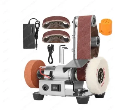 

Mini Electric Belt Sander Polishing Machine Woodworking Polishing Sharpening Cross-Border Foreign Trade Exclusive