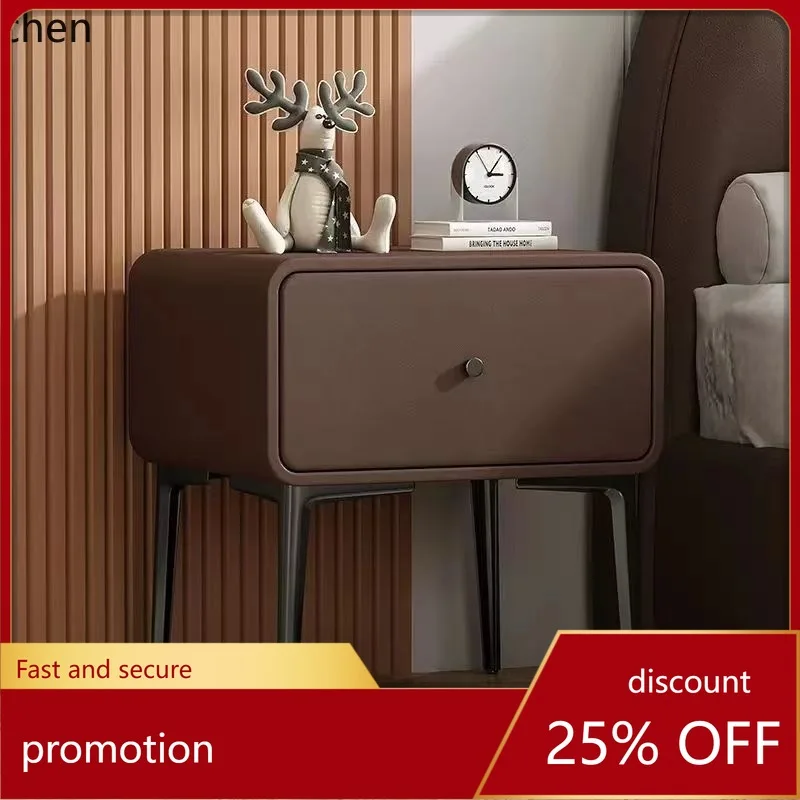 ZML Minimalist Small Bedside Table Modern Minimalist Single Layer Bedroom Bedside Table