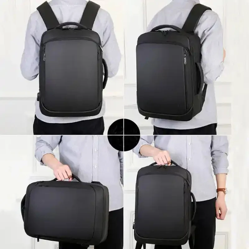 Outdoor Leisure Travel Backpack Waterproof 15.6 Inch Laptop Backpack Bags Laptop with USB Charger Business Backpack Men